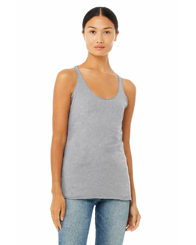 Bella+Canvas Ladies Triblend Racerback Tank | Ath Grey Trbldn