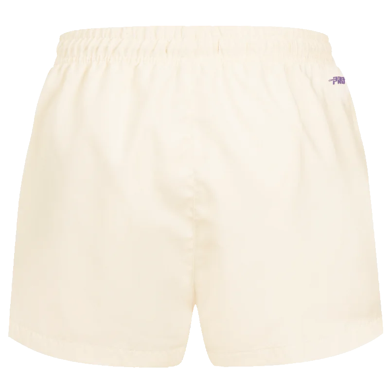 MLB COLORADO ROCKIES TRIPLE TONAL WOMEN'S WOVEN SHORT (EGGSHELL)