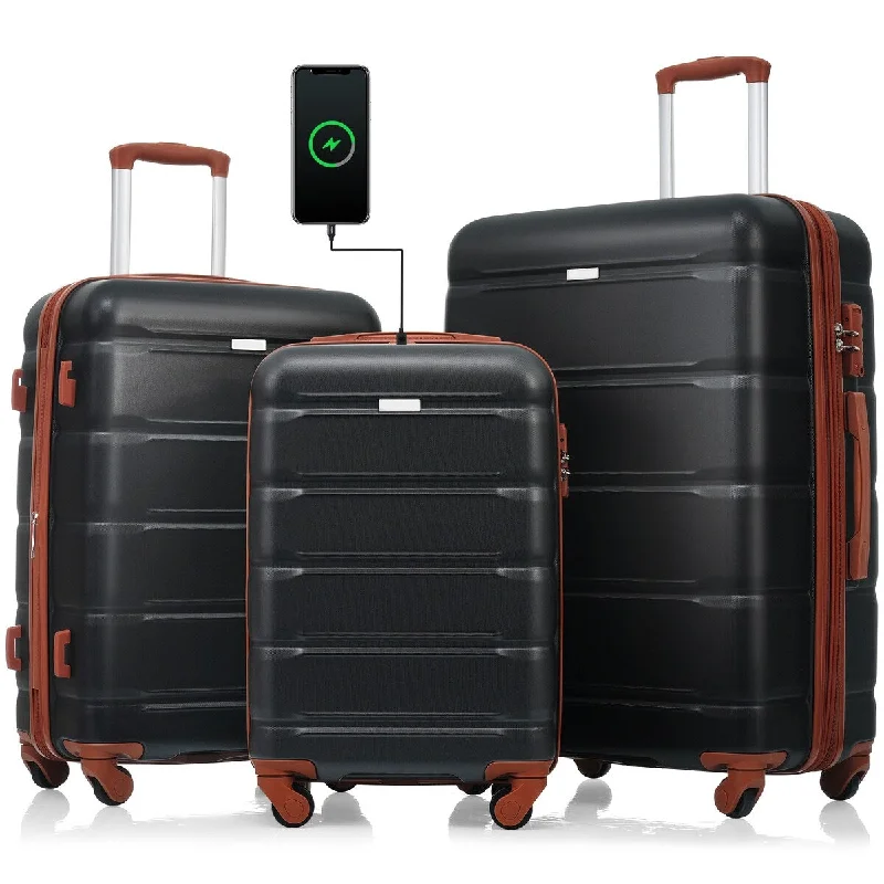 Luggage straps with buckle closures to secure overstuffed bagsDetachable Travel Bag Shoulder Straps in Beige with Cushioned Pads3 Pcs Set Airline Certified Luggage w/ USB Port and Cup Holder, Trolley Case Hard Shell Luggage w/ Spinner Wheels, Black+Brown Luggage straps with buckle closures to secure overstuffed bagsDetachable Travel Bag Shoulder Straps in Beige with Cushioned Pads3 Pcs Set Airline Certified Luggage w/ USB Port and Cup Holder, Trolley Case Hard Shell Luggage w/ Spinner Wheels, Black+Brown