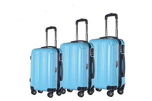 Anti - Theft Crossbody Travel Bags with RFID Protection in Gray for City Trips3-Piece Hardside Spinner Expandable Suitcase Set #951 (Sky Blue) Anti - Theft Crossbody Travel Bags with RFID Protection in Gray for City Trips3-Piece Hardside Spinner Expandable Suitcase Set #951 (Sky Blue)