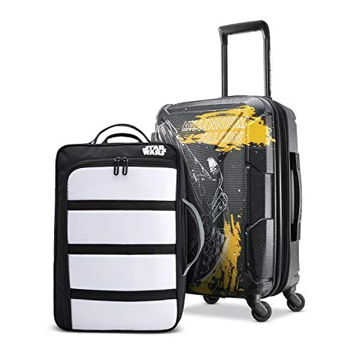 Travel - Size Toiletry Bottles with Leak - Proof Caps in ClearAmerican Tourister Kids' Star Wars Falcon Perfect Packer 2pc Set (bkpk/20 Spinner Wheels,