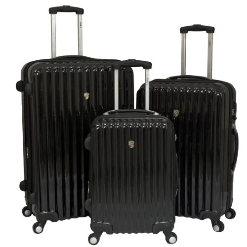 Charging station travel adapters with multiple USB ports for powering devices on the goTravel Shoe Bags in Polyester with Ventilation Holes in KhakiAMKA Expandable 3-Piece Hardside Spinner Luggage Set with TSA Lock-Black