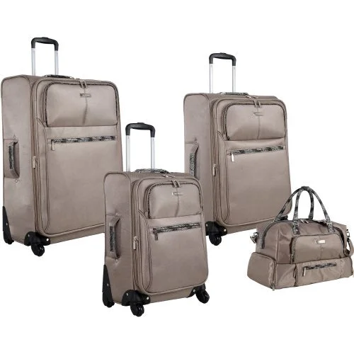Travel garment hangers that are foldable for easy packingTravel Neck Pillow Covers in Soft Fleece in Gray for ComfortAnne Klein Globetrotter 4 Piece Luggage Set, Khaki, One Size Travel garment hangers that are foldable for easy packingTravel Neck Pillow Covers in Soft Fleece in Gray for ComfortAnne Klein Globetrotter 4 Piece Luggage Set, Khaki, One Size