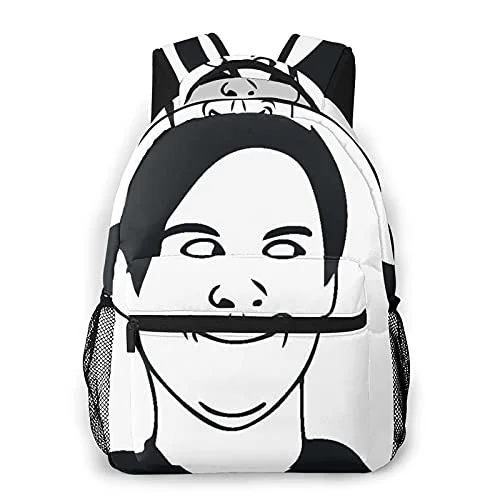Neck pillows with memory foam for comfortable in - flight or car ridesCompression Packing Cubes in Black and White for Saving Luggage SpaceCasual Backpack,Irritating Troll Face Man With Cynical E,Business Daypack Schoolbag For Men Women Teen Neck pillows with memory foam for comfortable in - flight or car ridesCompression Packing Cubes in Black and White for Saving Luggage SpaceCasual Backpack,Irritating Troll Face Man With Cynical E,Business Daypack Schoolbag For Men Women Teen
