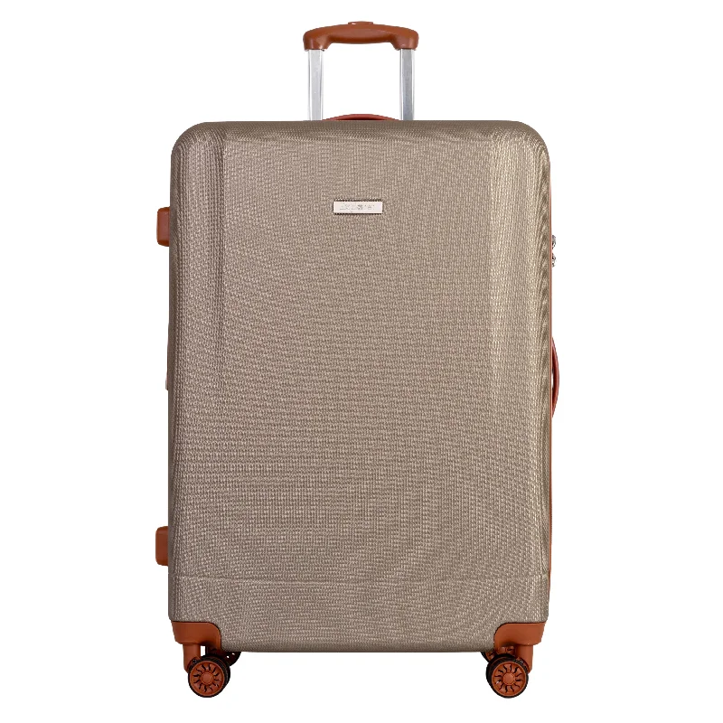 Magnetic luggage labels that can be easily changed or removedTravel - Size Toiletry Bottles with Leak - Proof Caps in ClearExplorer First Class Expandable Large Luggage