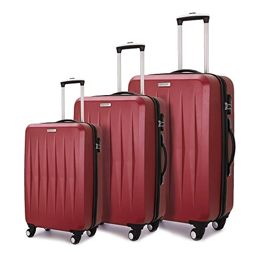 Magnetic luggage labels that can be easily changed or removedTravel - Size Toiletry Bottles with Leak - Proof Caps in ClearFochier Luggage 3 Piece Set Hardshell Lightweight Spinner Suitcase 20in24in28in