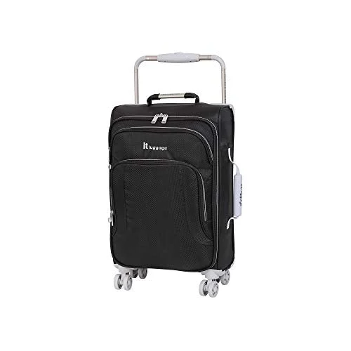 Luggage trolley organizers to hold small items like keys and phonesTravel Bag ID Card Holders in Clear Vinyl with Lanyardsit luggage World's Lightest New York Softside 8 Wheel Spinner, Raven With Vapor Blue Trim, Carry-On 22-Inch