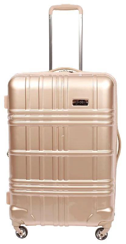 Waterproof luggage covers for protection against rain on outdoor tripsExpandable Travel Toiletry Bags in Clear Plastic for Easy Airport ScreeningJewel Plaid 28" -Wheel Carry-On Luggage