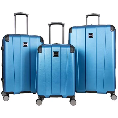 Compression packing bags to save space in travel backpacksMonogrammed Leather Luggage Tags in Brown for a Personalized TouchKenneth Cole Reaction Continuum Hardside 8-Wheel Expandable Upright Spinner Luggage, Vivid Blue, 3-Piece Set (20", 24", & 28")