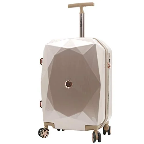 Travel Shoe Bags in Polyester with Ventilation Holes in Khakikensie Women's 3D Gemstone TSA Lock Hardside Spinner Luggage, Rose Gold, 20-Inch Carry-On Travel Shoe Bags in Polyester with Ventilation Holes in Khakikensie Women's 3D Gemstone TSA Lock Hardside Spinner Luggage, Rose Gold, 20-Inch Carry-On