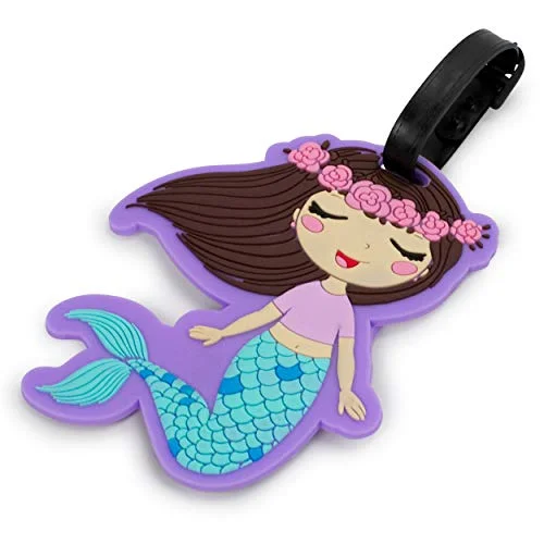 Travel document holders with multiple slots for passports and ticketsWomen's Travel Makeup Bags with Mirror in Pink and BlackMiami CarryOn Novelty Collection Luggage ID Tags (2-Piece) (Mermaid)