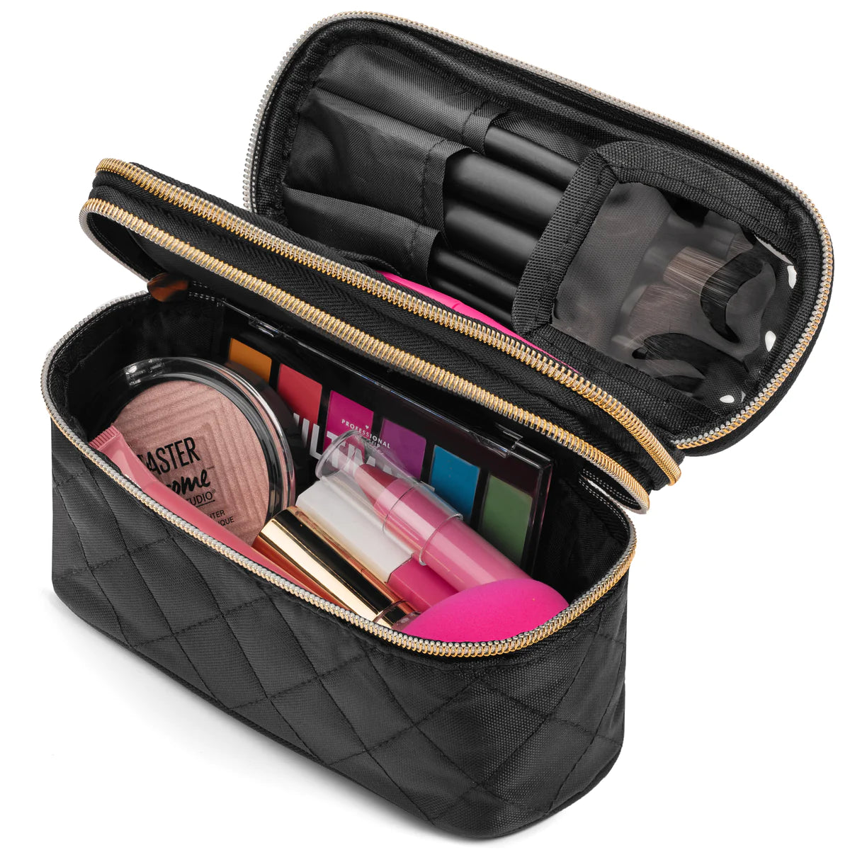 Charging station travel adapters with multiple USB ports for powering devices on the goTravel Shoe Bags in Polyester with Ventilation Holes in KhakiOn Sale- Ms. Jetsetter Makeup Case- $9.99