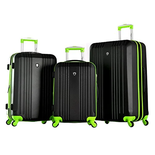 Neck pillows with memory foam for comfortable in - flight or car ridesCompression Packing Cubes in Black and White for Saving Luggage SpaceOlympia Apache 3pc Hardcase Spinner Set, Black/Lime