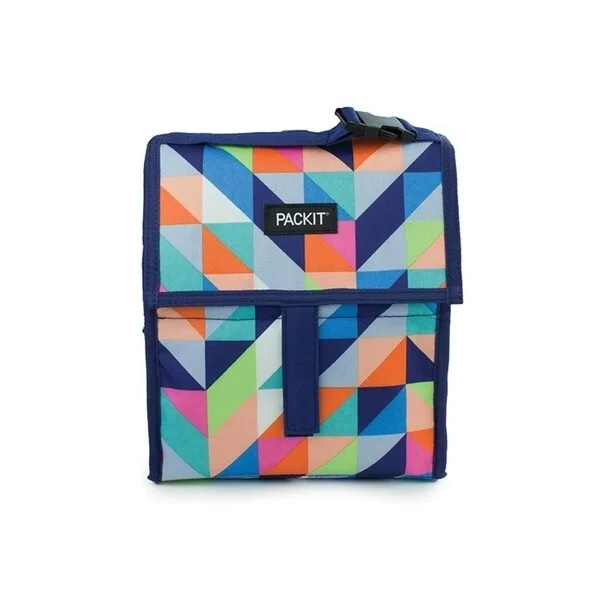 Expandable packing cubes sets in various sizes for organized suitcase packingLightweight Nylon Travel Organizer Pouches in Multicolor for Neat PackingPACKIT FREEZABLE LUNCH BAG - Paradise Breeze