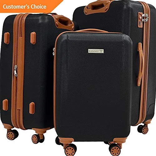 Neck pillows with memory foam for comfortable in - flight or car ridesCompression Packing Cubes in Black and White for Saving Luggage SpaceSandover Trochi Lux-Tex 3 Piece Hardside Spinner gage Set | Model LGGG - 1491 |