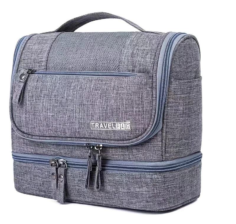 Leather luggage handles for a comfortable and stylish gripFoldable Travel Laundry Bags in Floral Print for Keeping Clothes OrganizedOn Sale- Travel Toiletry Wet/Dry Bag- $15