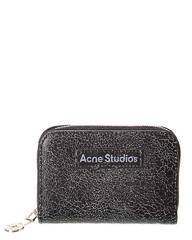Women's money clip with a tassel for added flairAcne Studios Logo Leather Card Case Women's money clip with a tassel for added flairAcne Studios Logo Leather Card Case