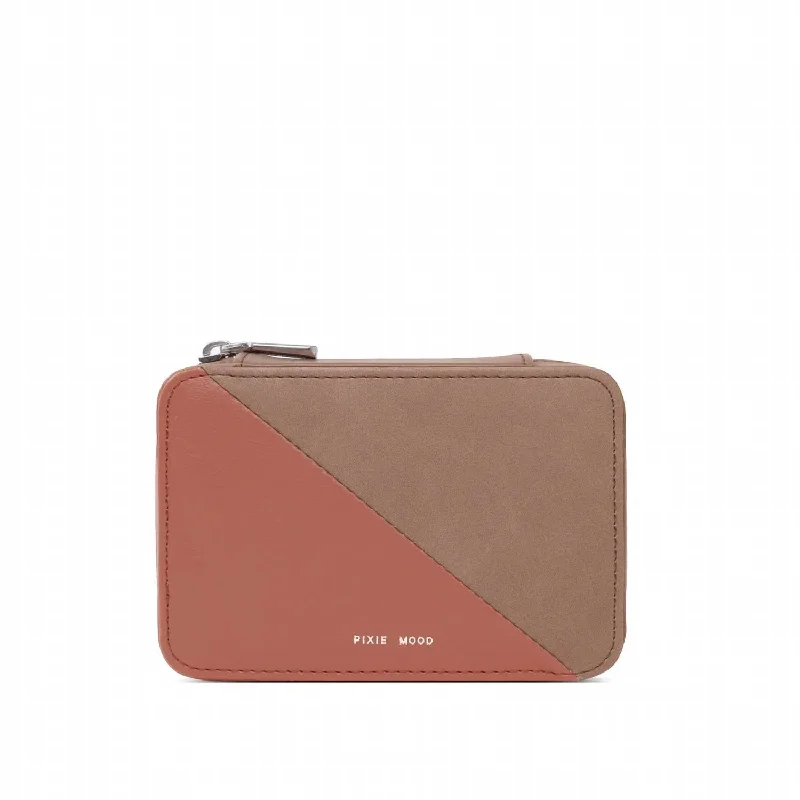 Elegant women's money clip for formal occasions​Blake Travel Jewelry Case In Desert Clay