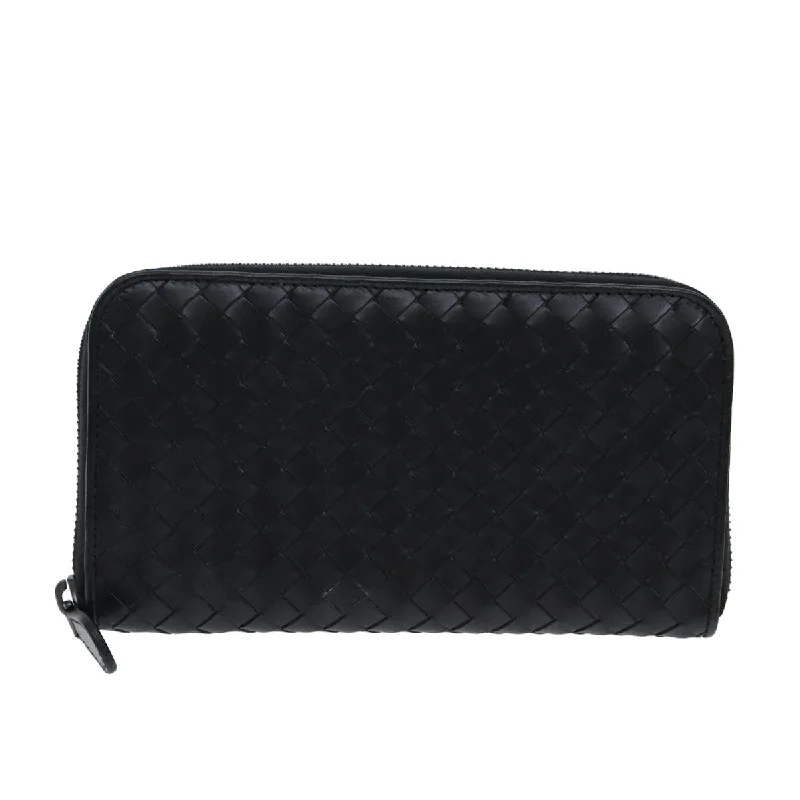 Women's money clip for a bridal party gift​Bottega Veneta Intrecciato  Leather Wallet  (Pre-Owned)