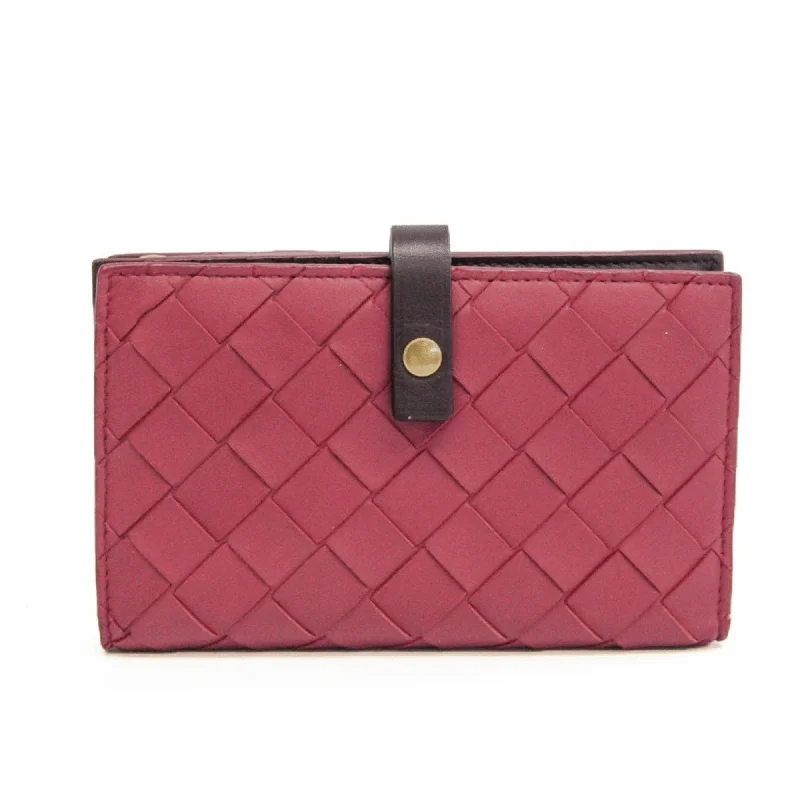 Compact women's money clip for small purses​Bottega Veneta Intrecciato  Leather Wallet  (Pre-Owned)