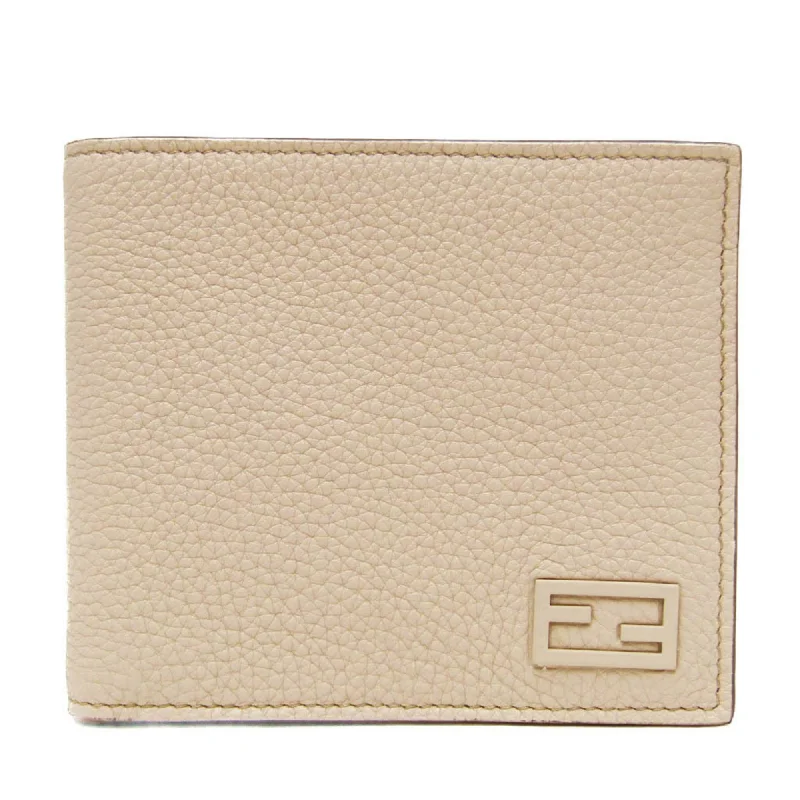 Women's money clip for minimalist fashionistas​Fendi Ff  Leather Wallet  (Pre-Owned)