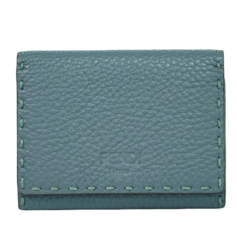 Women's money clip for a bridal party giftFendi Selleria Leather Wallet (Pre-Owned) Women's money clip for a bridal party giftFendi Selleria Leather Wallet (Pre-Owned)