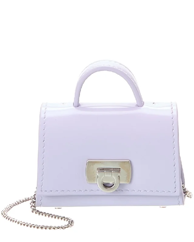 Vintage - style women's money clip for retro enthusiasts​Ferragamo Leather AirPods Case
