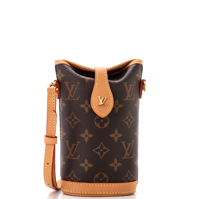 Lightweight women's money clip for everyday use​Fold Me Pouch Monogram Canvas