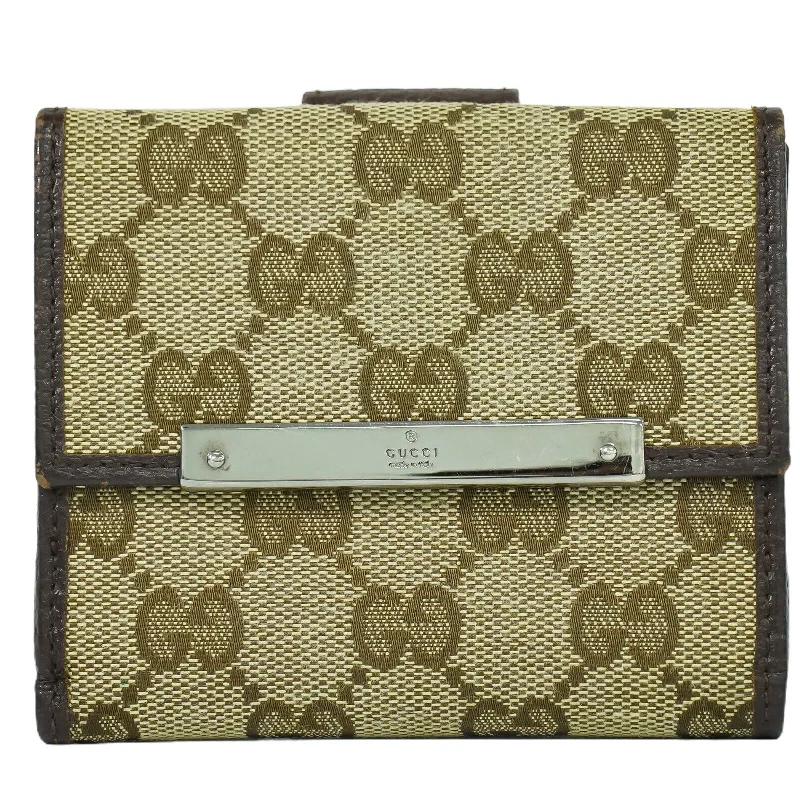 Women's money clip for a night - out on the town​Gucci Gg Canvas  Canvas Wallet  (Pre-Owned)