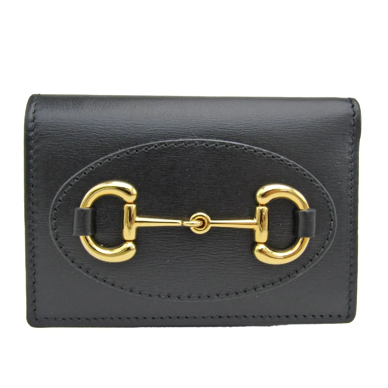 Soft - touch women's money clip for a comfortable gripGucci Horsebit Leather Wallet (Pre-Owned) Soft - touch women's money clip for a comfortable gripGucci Horsebit Leather Wallet (Pre-Owned)