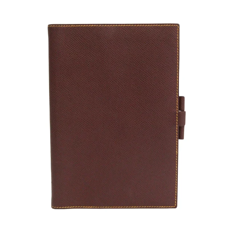 Women's money clip with a magnetic closure​Hermès Agenda Cover  Leather Wallet  (Pre-Owned)