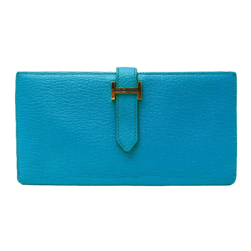 Women's money clip with a tassel for added flairHermès Béarn Leather Wallet (Pre-Owned) Women's money clip with a tassel for added flairHermès Béarn Leather Wallet (Pre-Owned)