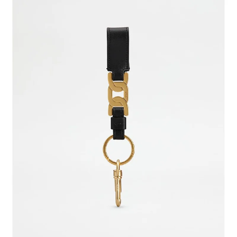 Women's money clip with a transparent acrylic design​Kate Key Holder in Leather