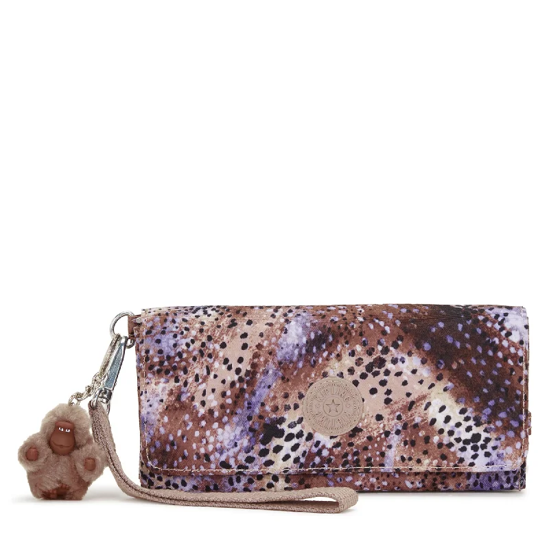 Women's money clip for eco - conscious consumersKipling Rubi Large Printed Wristlet Wallet Women's money clip for eco - conscious consumersKipling Rubi Large Printed Wristlet Wallet