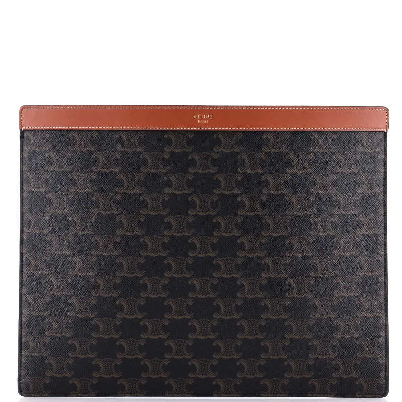 Women's money clip for a statement accessory lookLaptop Sleeve Triomphe Coated Canvas Large Women's money clip for a statement accessory lookLaptop Sleeve Triomphe Coated Canvas Large