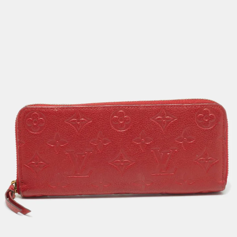 Women's money clip for a DIY - inspired styleLouis Vuitton Cherry Monogram Empreinte Leather Clemence Wallet Women's money clip for a DIY - inspired styleLouis Vuitton Cherry Monogram Empreinte Leather Clemence Wallet