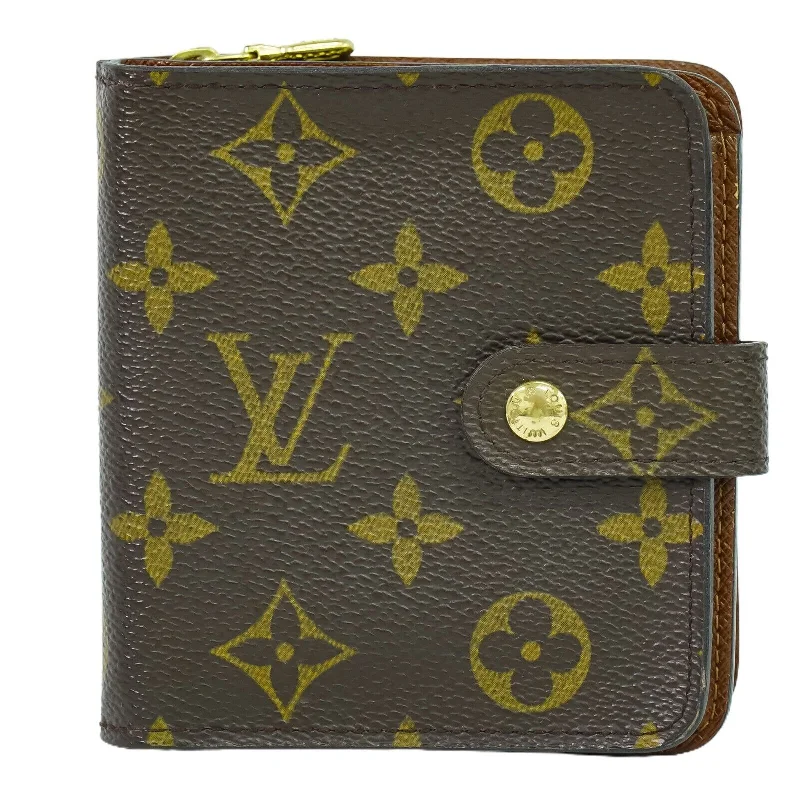 Women's money clip for the modern bohemian styleLouis Vuitton Compact Zip Calfskin Wallet (Pre-Owned) Women's money clip for the modern bohemian styleLouis Vuitton Compact Zip Calfskin Wallet (Pre-Owned)
