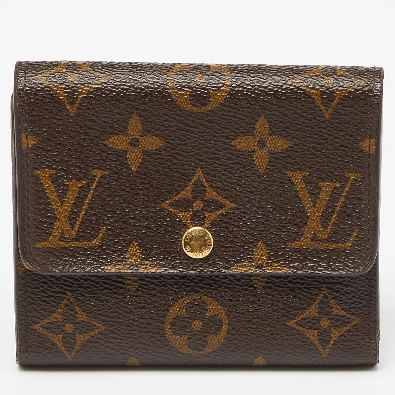 Women's money clip with a leather - wrapped metal core​Louis Vuitton Monogram Canvas Anais Wallet