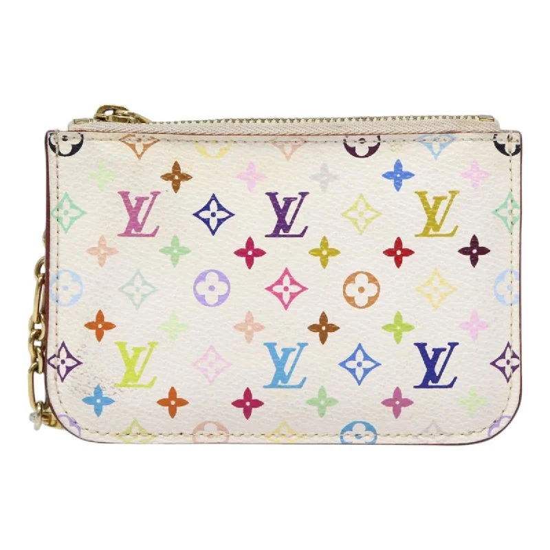 Women's money clip with a quilted textureLouis Vuitton Pochette Clés Canvas Wallet (Pre-Owned) Women's money clip with a quilted textureLouis Vuitton Pochette Clés Canvas Wallet (Pre-Owned)