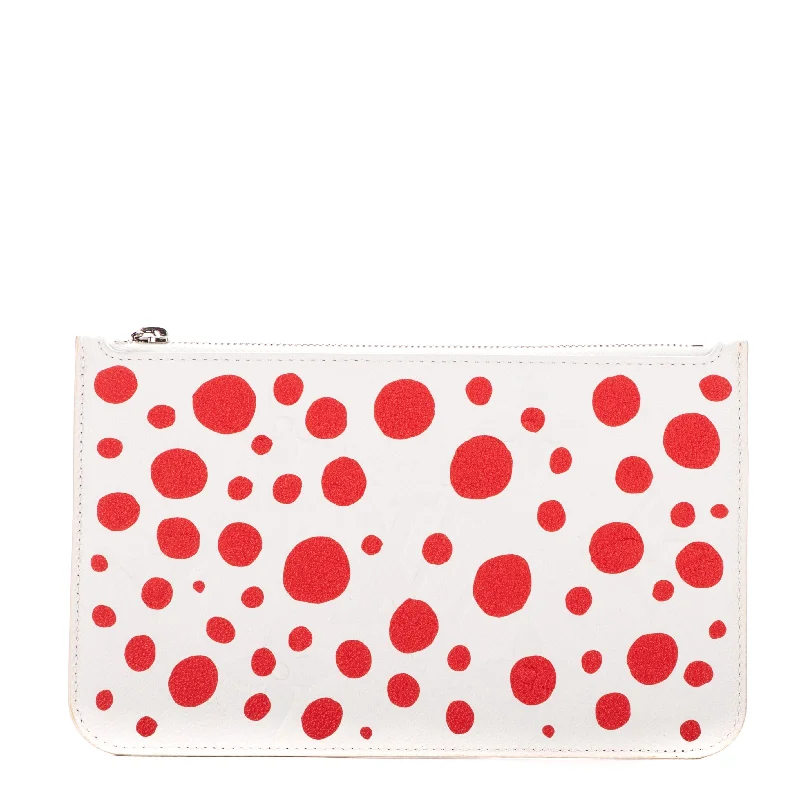 Women's money clip made of genuine crocodile leather​LTD Ed. Neverfull Pouch X Yayoi Kusama Dots