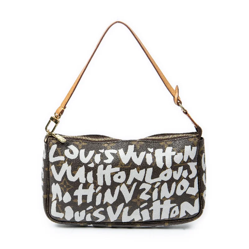 Stylish women's money clip for business meetings​Ltd. Ed. "Stephen Sprouse Graffiti" Accessory Pouch