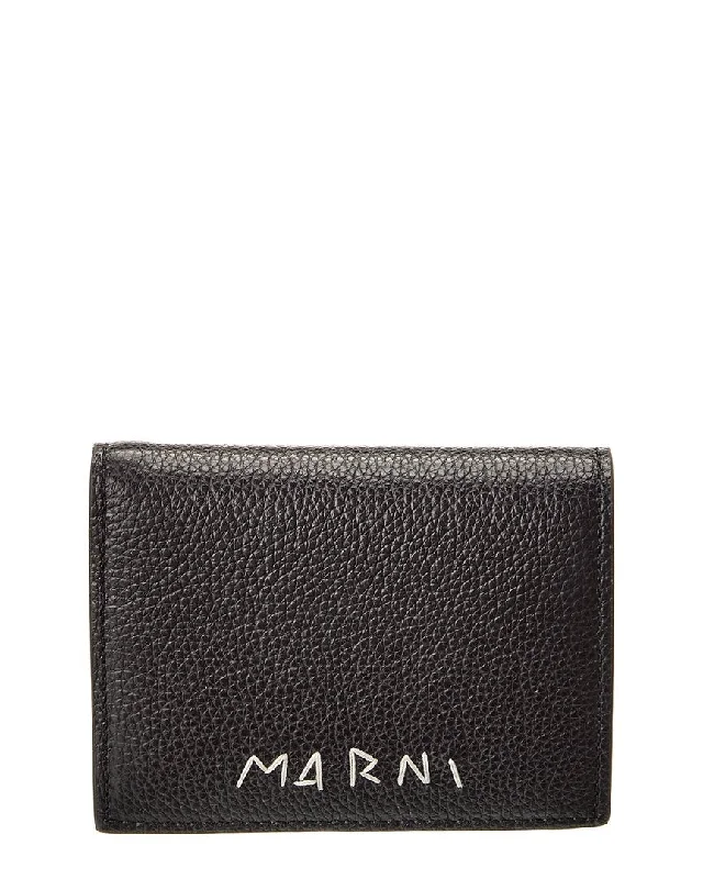 Women's money clip with a zodiac symbol designMarni Mending Leather Bifold Wallet Women's money clip with a zodiac symbol designMarni Mending Leather Bifold Wallet