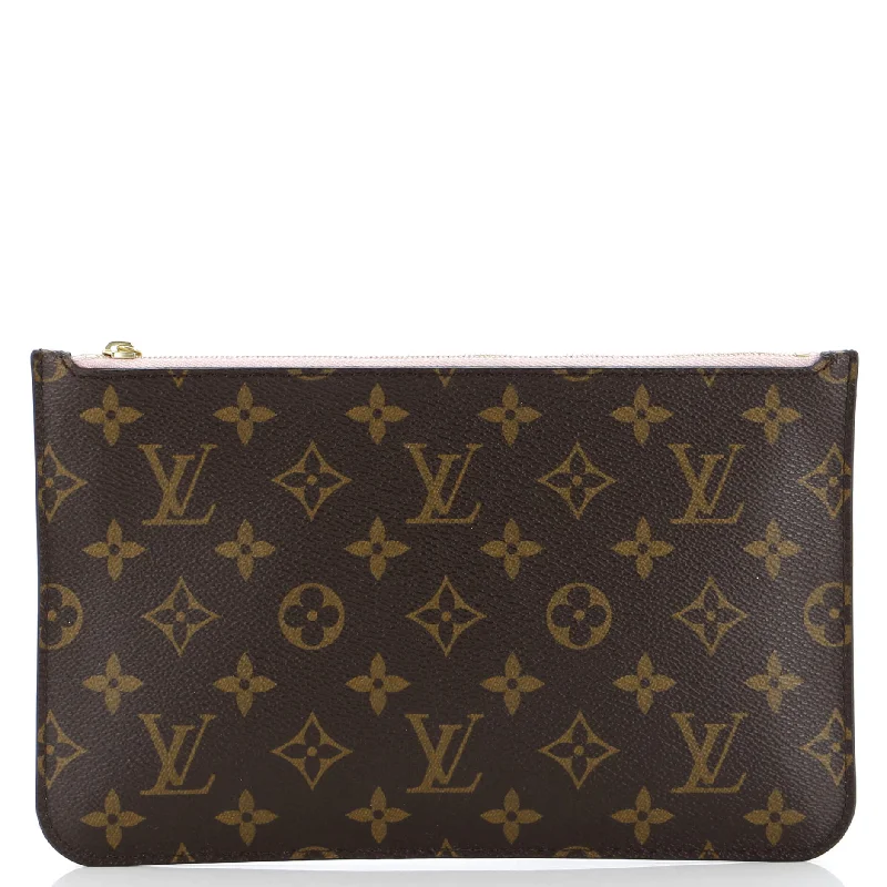 Women's money clip with a tassel for added flairNeverfull Pochette Monogram Canvas Large Women's money clip with a tassel for added flairNeverfull Pochette Monogram Canvas Large