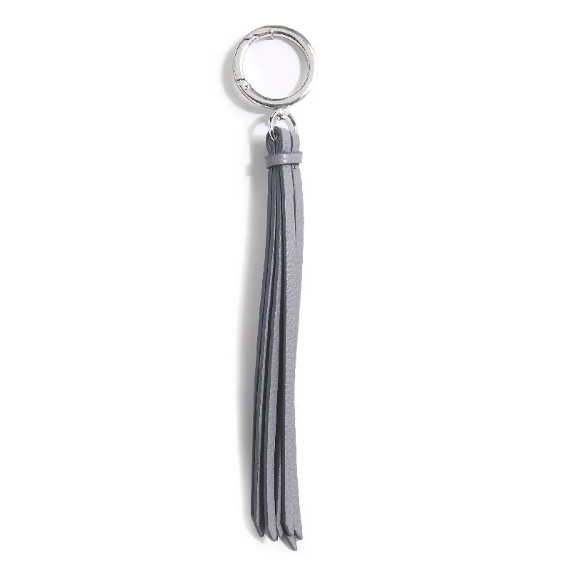 Women's money clip with a braided leather strap​Outlet Faux Leather Fringe Key Chain