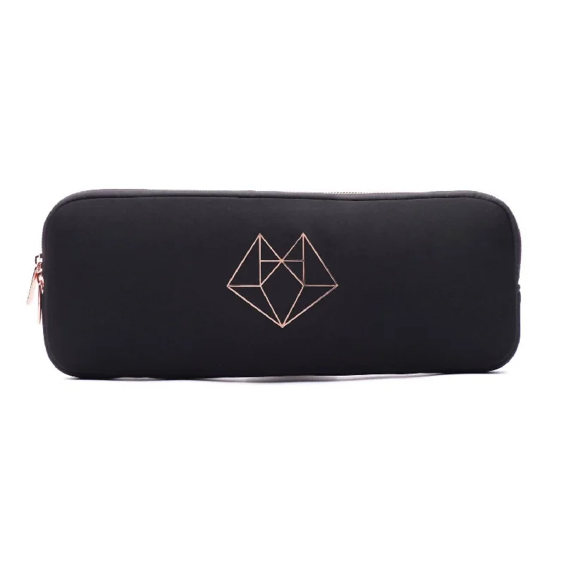 Women's money clip in a metallic sheen finish​Pack-Me-Up Tool Case In Black