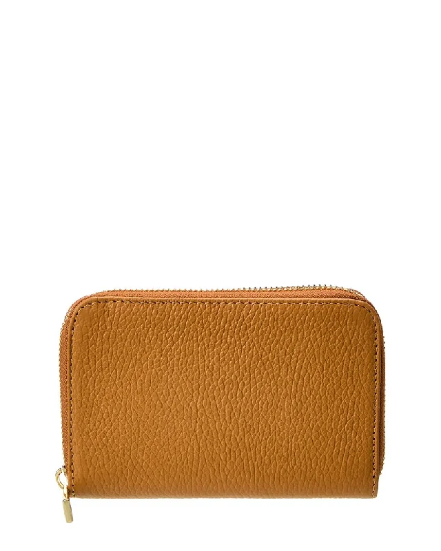 Women's leather money clip with embossed design​Persaman New York #1143 Leather Wallet