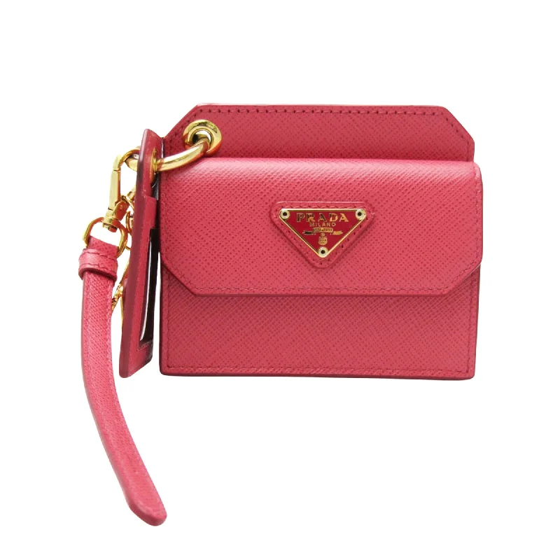 Women's money clip with a mirror on the backPrada Saffiano Leather Wallet (Pre-Owned) Women's money clip with a mirror on the backPrada Saffiano Leather Wallet (Pre-Owned)