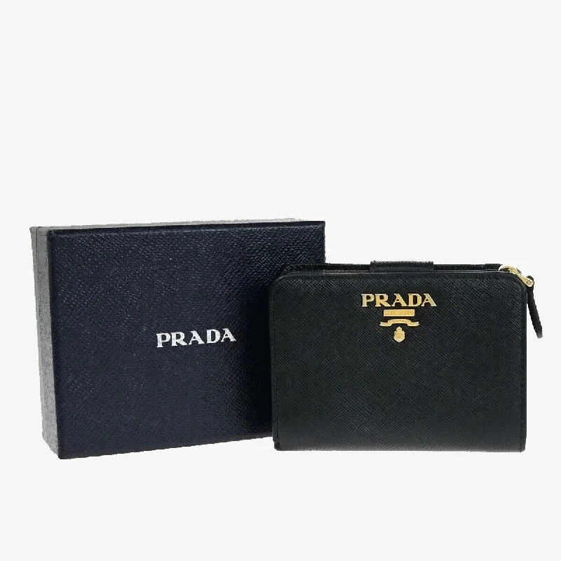 Women's money clip for a bridal party giftPrada Saffiano Leather Wallet (Pre-Owned) Women's money clip for a bridal party giftPrada Saffiano Leather Wallet (Pre-Owned)