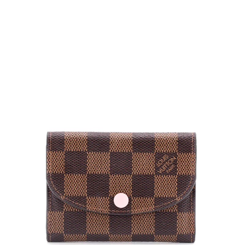Vintage - style women's money clip for retro enthusiasts​Rosalie Coin Purse Damier
