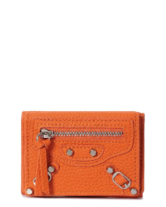 Women's money clip with a mirror on the backTiffany & Fred Paris Top-Grain Leather Wallet Women's money clip with a mirror on the backTiffany & Fred Paris Top-Grain Leather Wallet